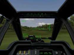 Apache Pilot Cockpit Seat View