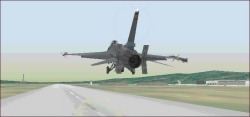 F16 Landing