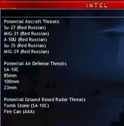 JANE'S F/A 18 Campaign Mssn INTEL