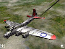 If you look at the bullet holes, each are dynamically created by every bullet that strikes the aircraft frame. In essence, the damage modelling is DYNAMIC!