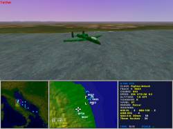An A-10A in strike configuration