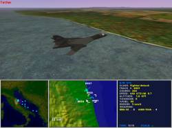 A B-1B returns after a strike mission