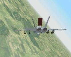 F18 Hornet on Target