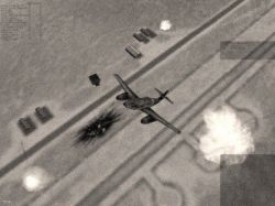 Bombing an Allied airfield