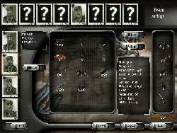 Arming your men is very easy in this interface, it's remembering who is who that I find hard.