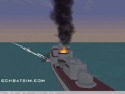 When you are too close for Missiles, deck guns work well