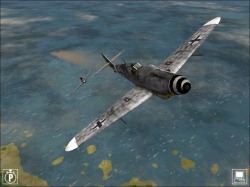 Bf 109 Evading P51